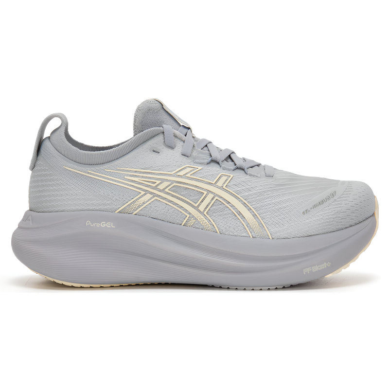 ASICS GEL Nimbus 27 Breathable Training Long Distance Running Sprint Running Shoes Women’s Gray White