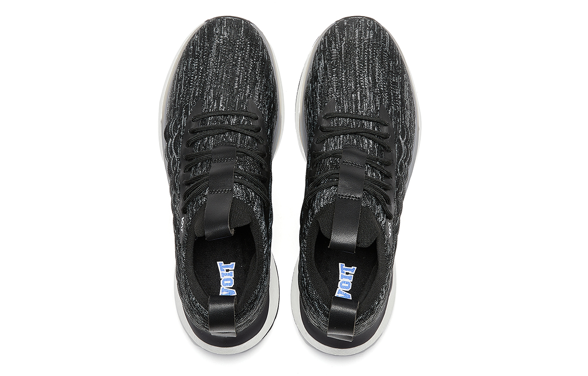VOIT Slip Resistant, Abrasion Resistant, Breathable Low top Marathon Long Distance Running Shoes Unisex Black