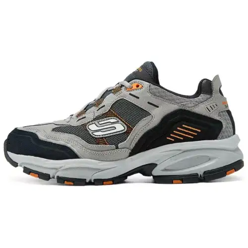 Skechers Vigor 2.0 Abrasion Resistant Low top Outdoor Shoes Men's Gray Orange