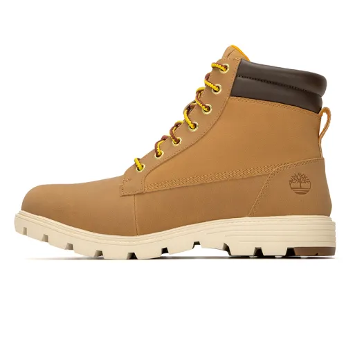 Timberland Cow Split Leather Crew Outdoor Boots Brown
