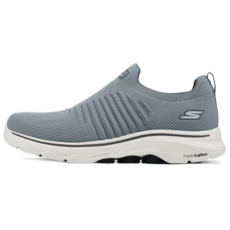 Skechers GO WALK 7 Trendy Abrasion Resistant Abrasion Resistant Low top Running Shoes Men’s Gray