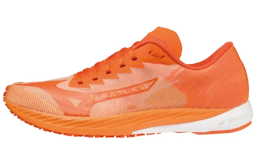 Mizuno Wave Duel 3 Slip Resistant Abrasion Resistant Low top Running Shoes Orange White