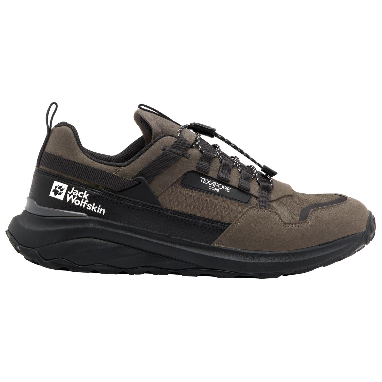 Jack Wolfskin Abrasion Resistant Waterproof Wear resistant And Waterproof Low top Outdoor Shoes Men’s Black Umber