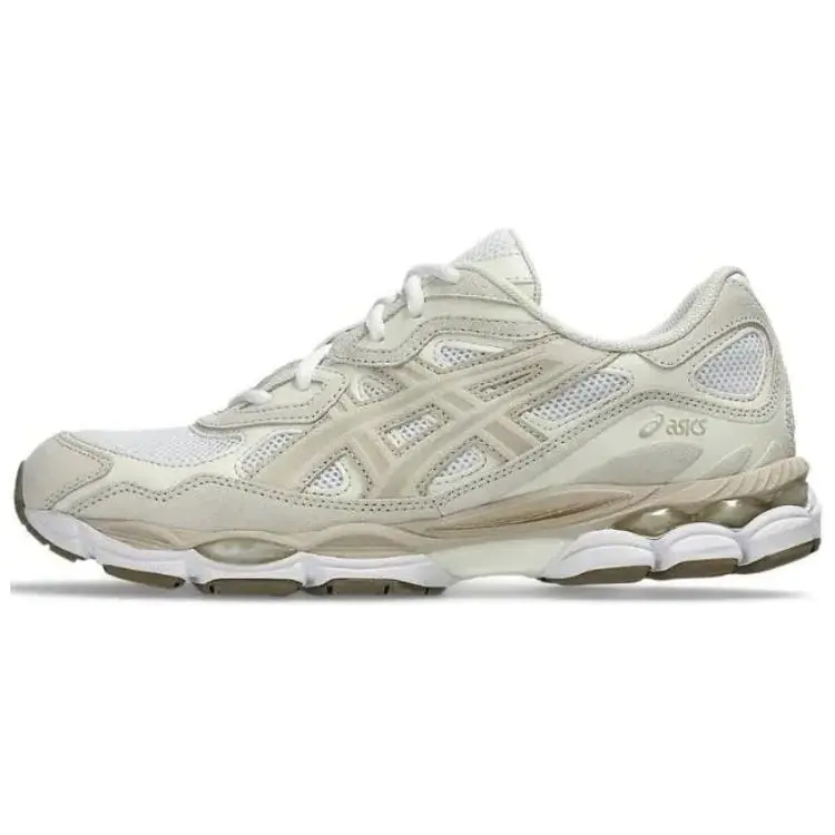 ASICS GEL NYC Abrasion Resistant Breathable Low top Casual Running Shoes Unisex Beige Brown