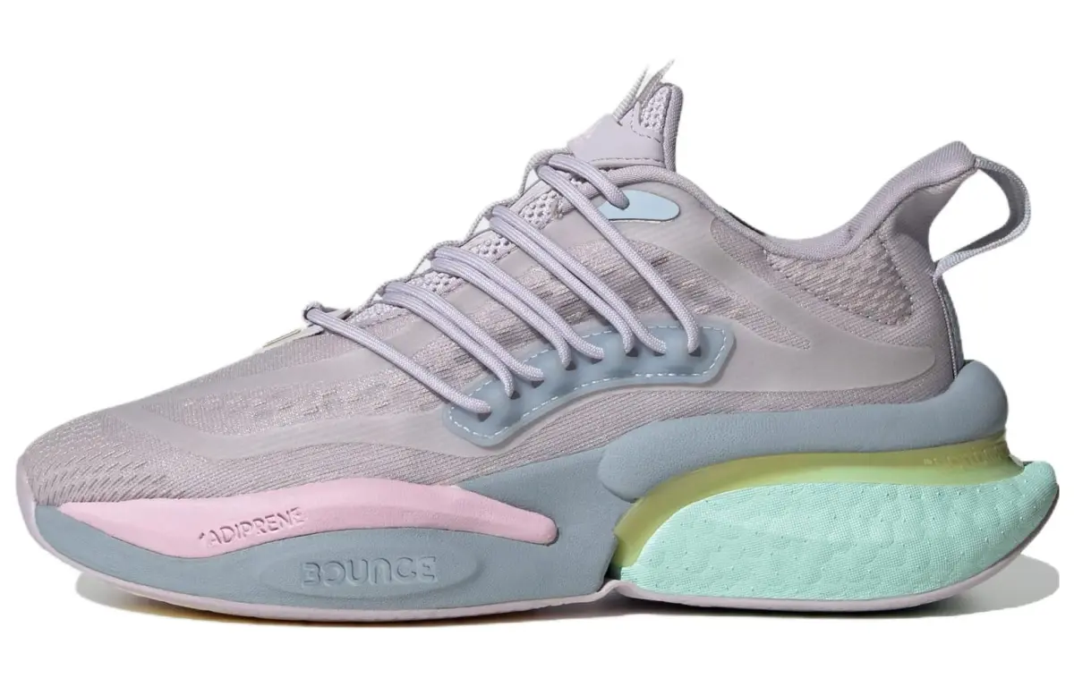 Adidas Alphaboost V1 Silver Dawn Orchid Fusion Almost Yellow Women's
