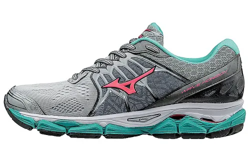 Mizuno Wave Horizon Silver/Diva Pink Turquoise Women's