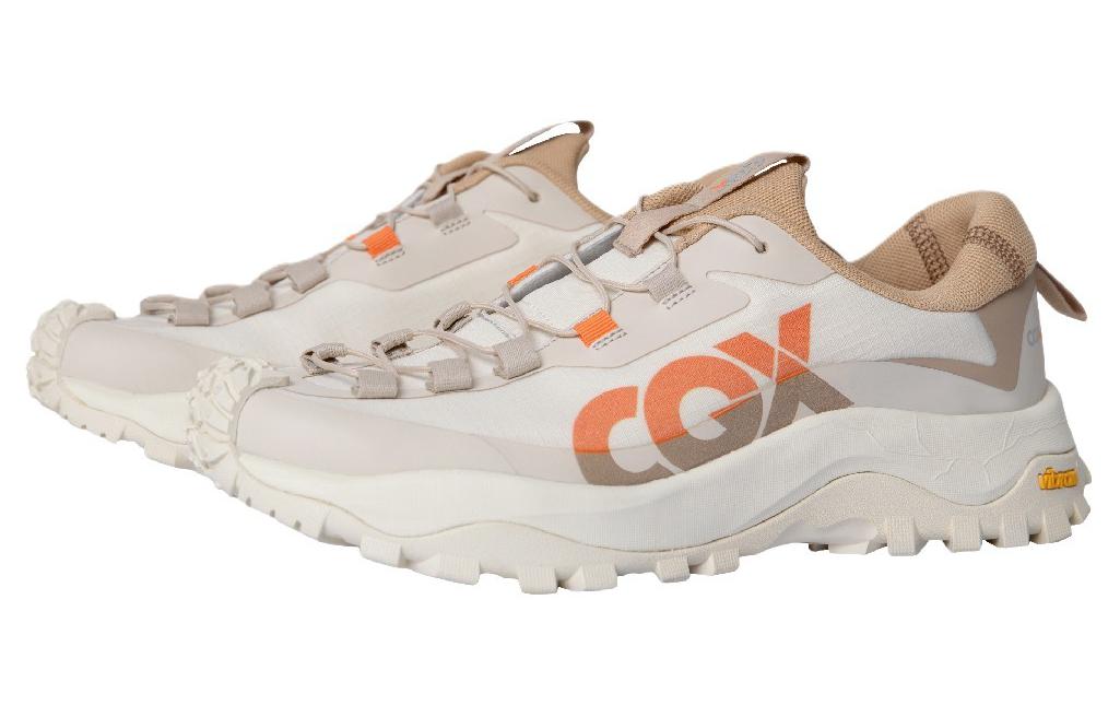 CGX Cushioning Abrasion Resistant Cushioning, Wear Resistant Low top Outdoor Shoes Women’s White Orange Brown