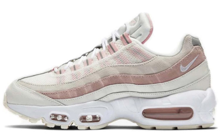 Nike Air Max 95 Retro Sports Low Top Air Cushion Running Shoes Women's Pink Rose