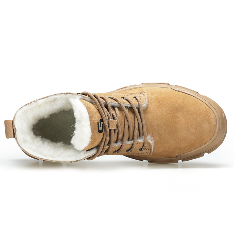 LANOUDUN Abrasion Resistant, Waterproof, And Impact Resistant High top Outdoor Shoes Unisex Brown