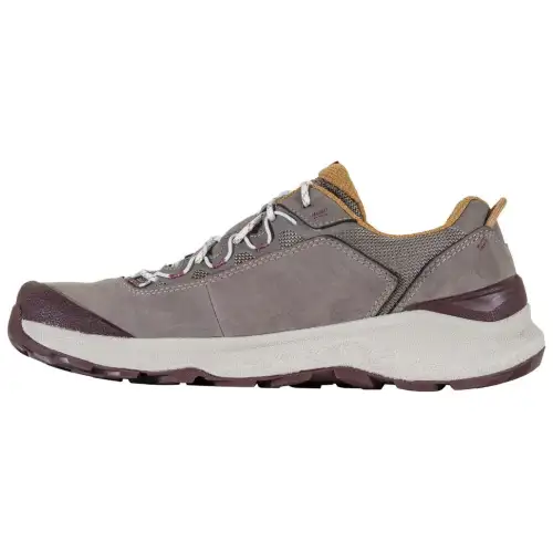 Oboz Footwear Cottonwood Low Waterproof Cushioning, Wear Resistant Low top Outdoor Shoes Men's Brown Red