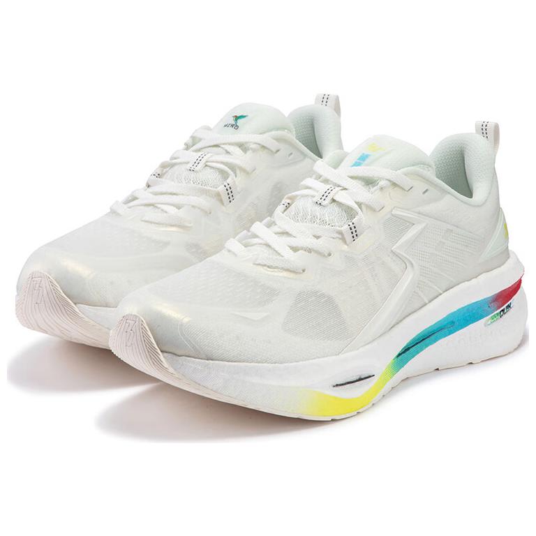 361° Swift Float Slip Resistant Abrasion Resistant Low top Casual Running Shoes Men’s Feather White Aquarius Blue