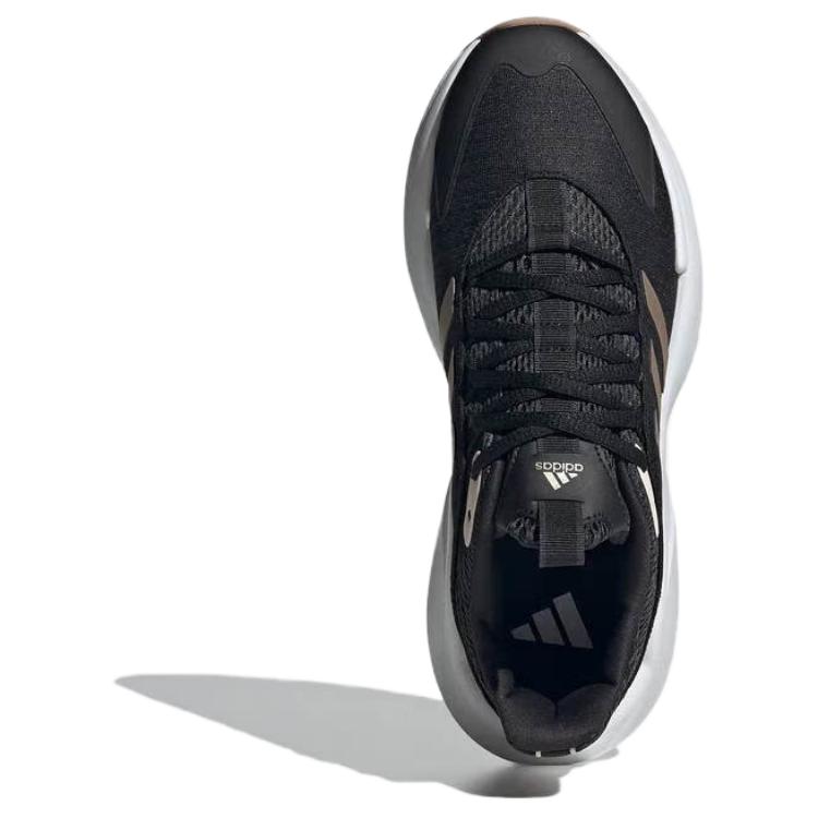 Adidas Alphaedge+ Slip Resistant Abrasion Resistant Low top Casual Running Shoes Women’s Black Gold