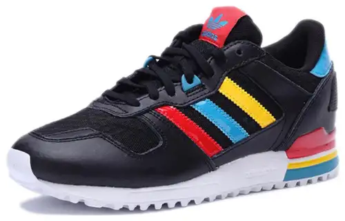 Adidas Originals ZX 700 Cushioning, Wear Resistant Low top Running Shoes Women's Black