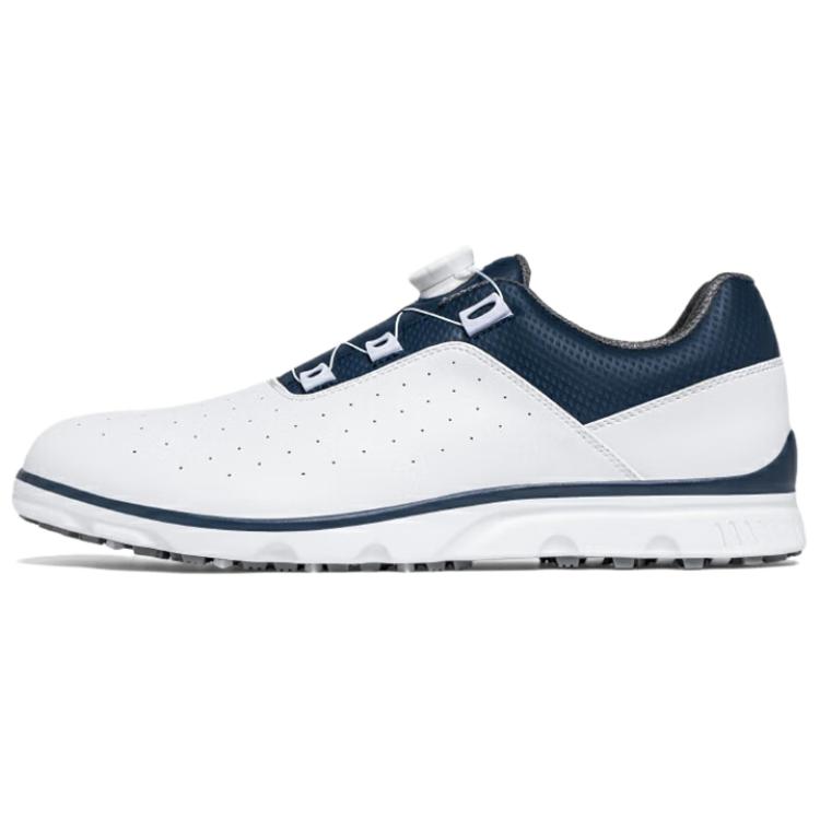 PGM Slip Resistant Lightweight Non slip Lightweight Low top Golf Shoes Men’s White Blue