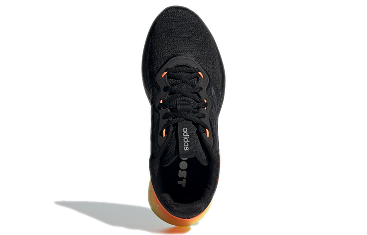 Мужские кроссовки adidas neo Kaptir Super (черно-оранжевые) — Чёрныйоранжевый — фото 5
