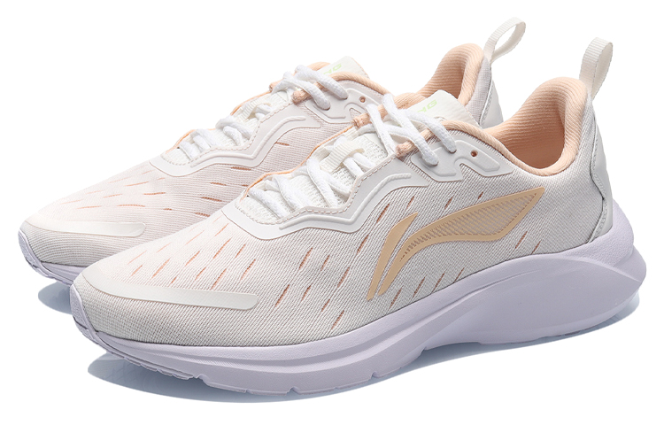 Li Ning Slip Resistant Cushioning Slip Resistant Cushioning Low top Running Shoes Women’s White Orange