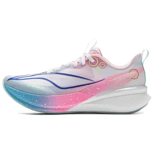 Li Ning x LOL Red Hare 8PRO Cushioning Lightweight Low top Training Racing Running Shoes Women's White Blue Pink