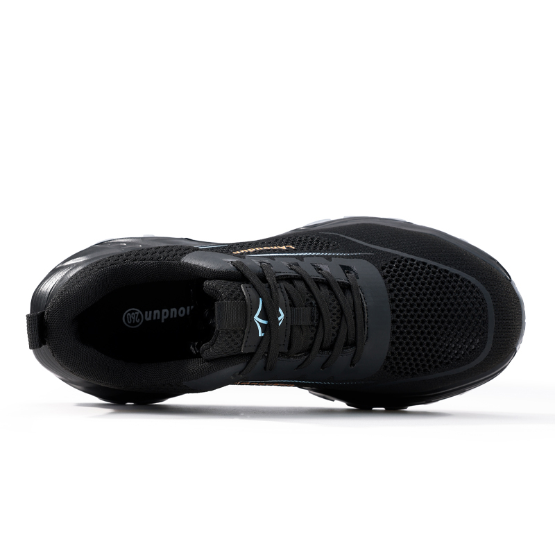 LANOUDUN Breathable Impact Resistant Low top Outdoor Shoes Unisex Black