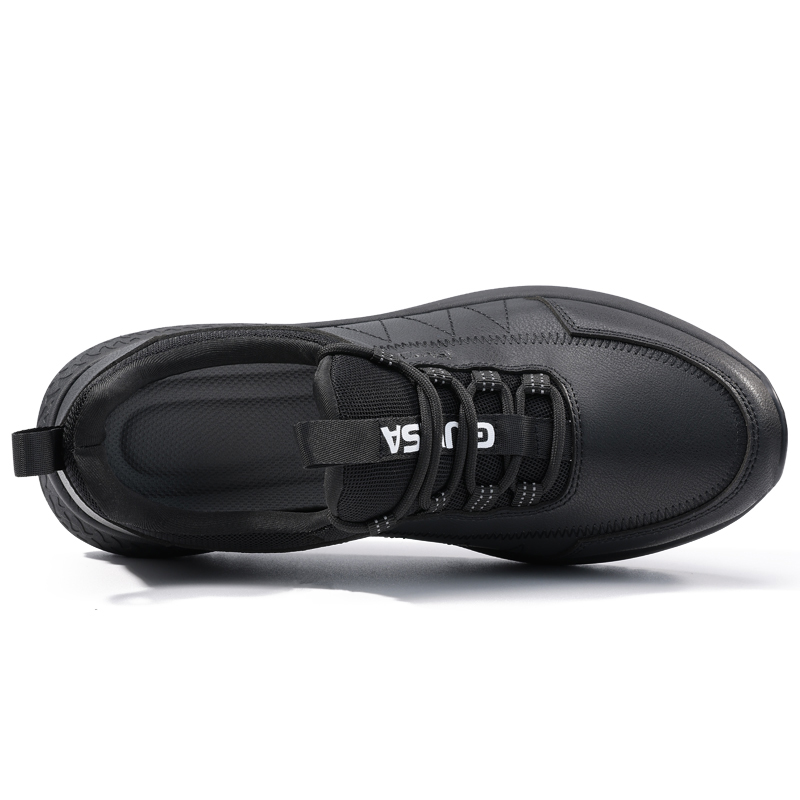 LANOUDUN Cushioning Slip Resistant Low top Outdoor Shoes Unisex Black