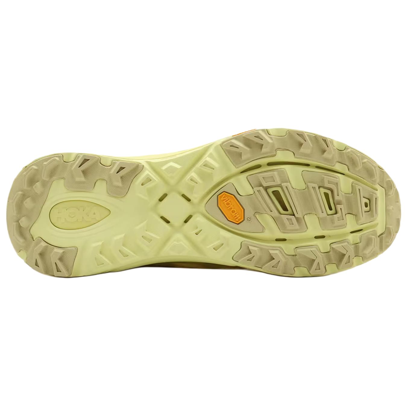 HOKA ONE ONE Mafate Three 2 Abrasion Resistant Low top Casual Running Shoes Unisex Yellow