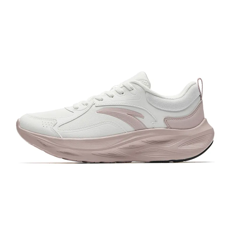 Anta Yi Chen Cushioning Breathable Lightweight Height Increasing Rebound Low top Casual Training Running Shoes Women's