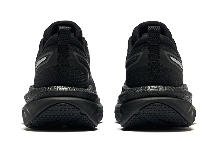 Erke Cushioning, Wear Resistant Low top Running Shoes Men’s Jet Black Carbon Gray