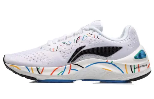 Li Ning Fabric Cushioning Abrasion Resistant Slip Resistant Breathable Low top Running Shoes Men's