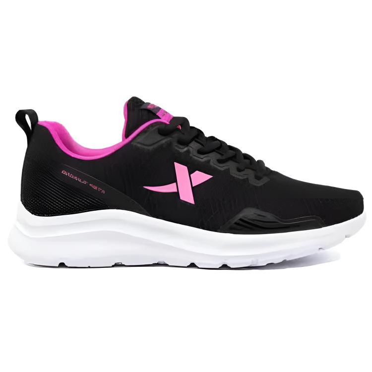 XTEP Fabric Low top Casual Running Shoes Women’s Black Red