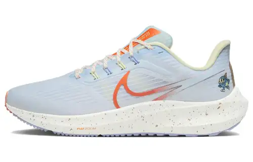 Nike Air Zoom Pegasus 39 breathable mesh comfortable low-top casual training running shoes women's light blue