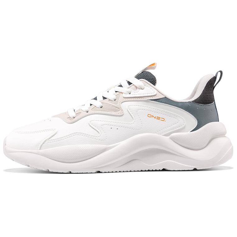 361° Wear resistant And Lightweight Low top Running Shoes Men’s White Gray