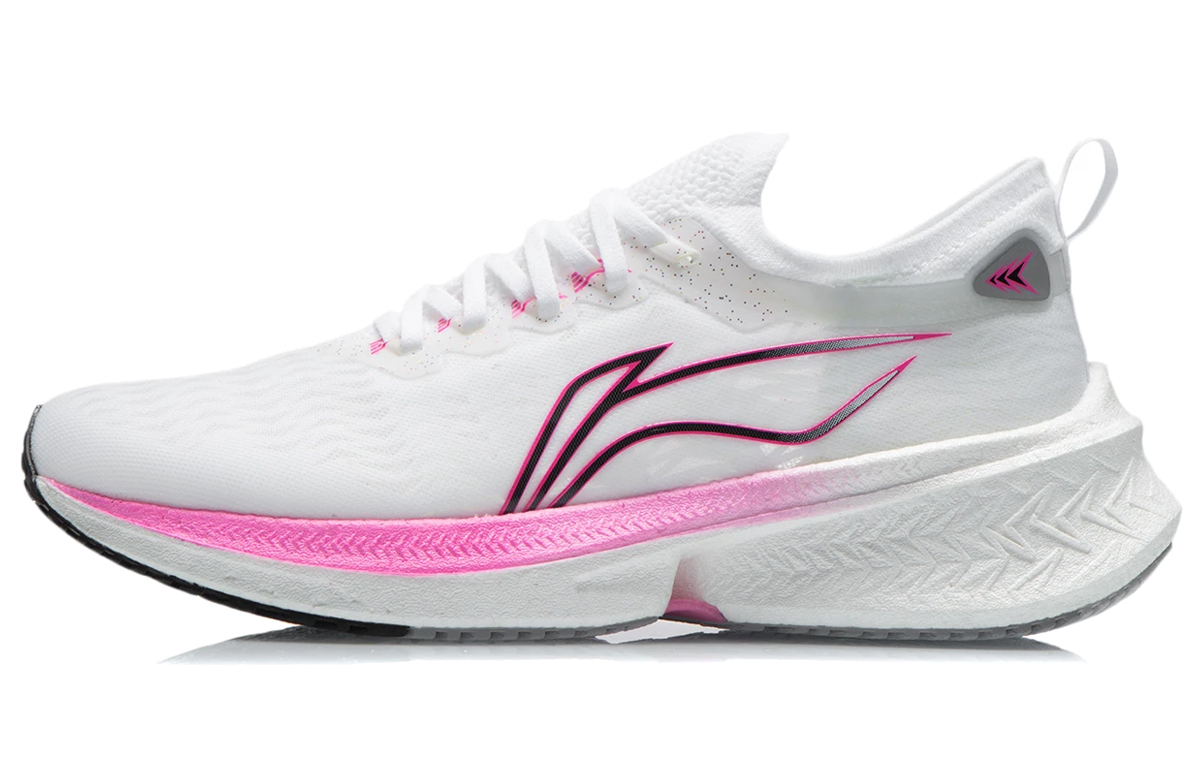 Li Ning Feidian Discovery Cushioning, Wear Resistant Low top Running Shoes Women’s White