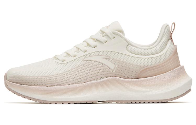 Anta Martian Foam Textile, TPU Abrasion Resistant Breathable Low top Running Shoes Women’s White Gray