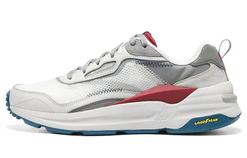 Skechers Global Jogger 'White Grey Red'