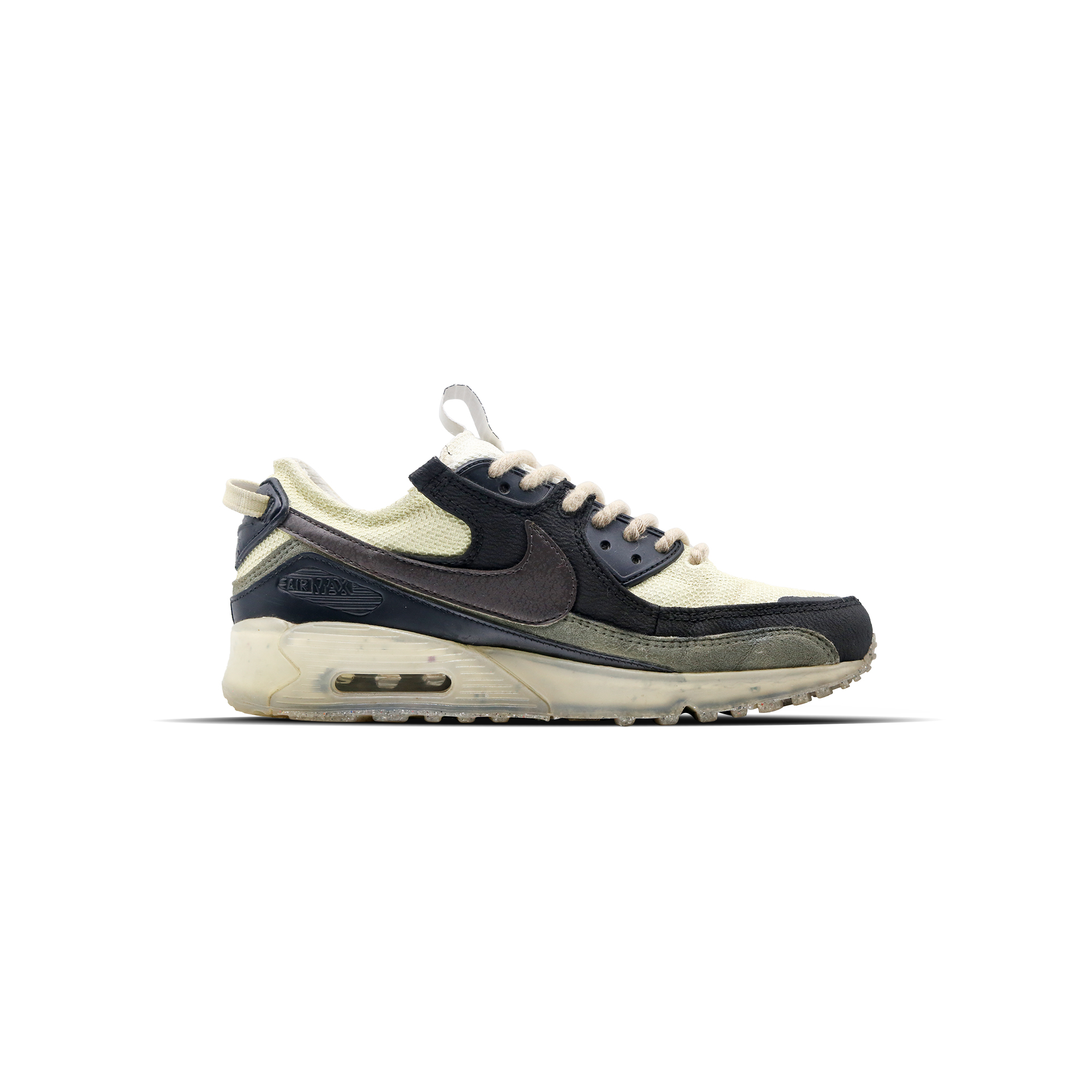Nike Air Max 90 Slip Resistant Abrasion Resistant Low top Running Shoes Men’s Black Brown
