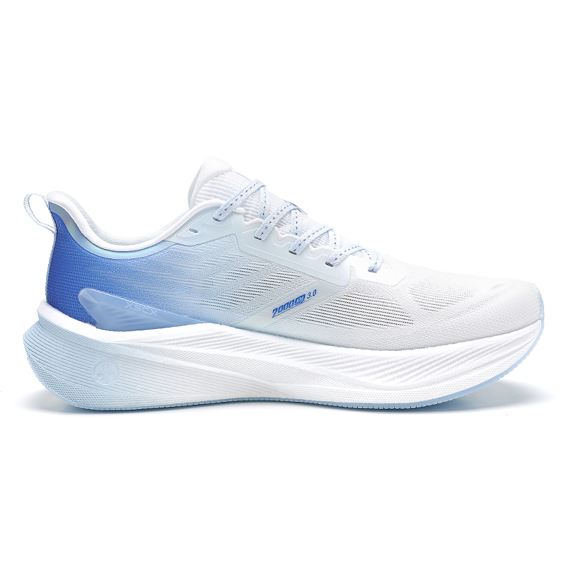XTEP 2000km 3.0 Cushioning Breathable Low top Casual Running Shoes Men’s White Blue