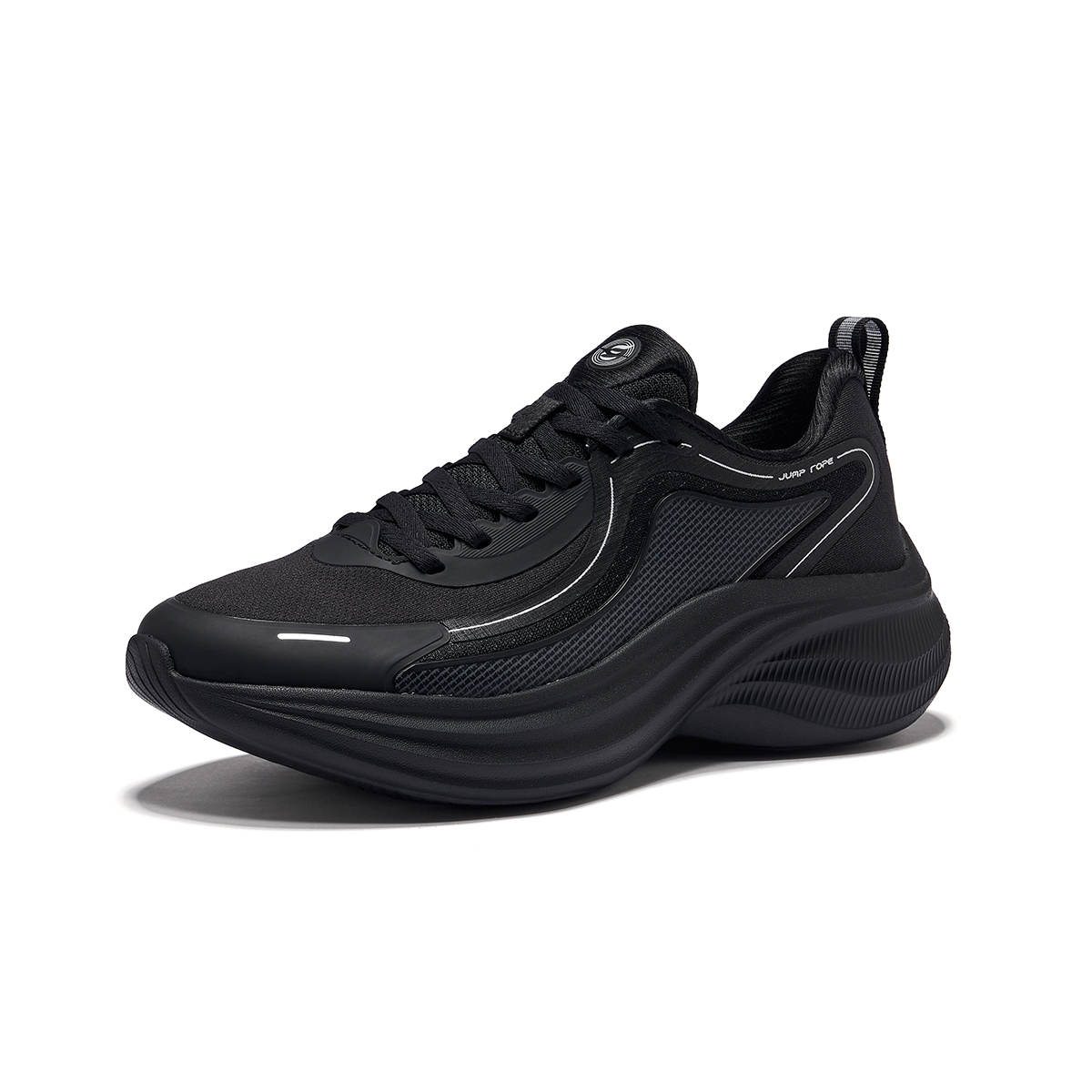 Erke Abrasion Resistant, Breathable, Lightweight Low top Casual Running Shoes Women’s Black