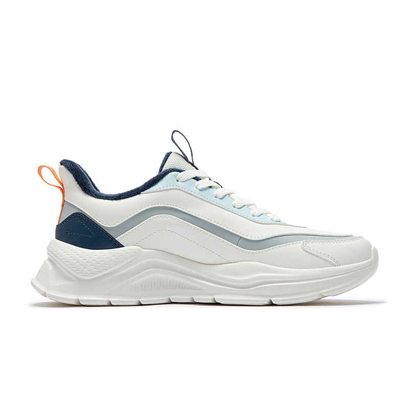 361° Cushioning Abrasion Resistant Cushioning, Wear Resistant Low top Running Shoes Men’s White Blue