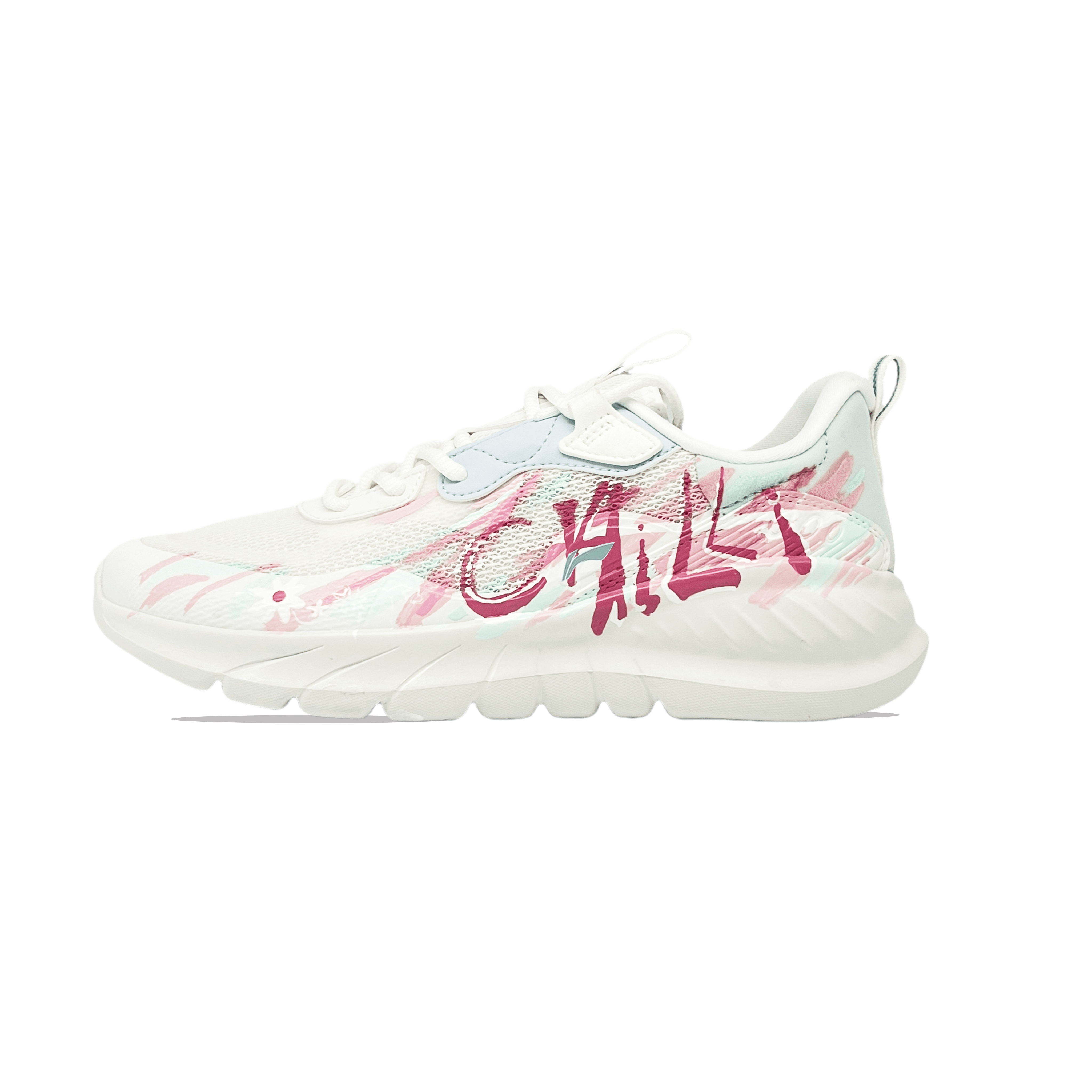 Li Ning Easy Fit Fle TPU Cushioning, Wear Resistant Low top Casual Training City Commuting Running Shoes Women’s Pink
