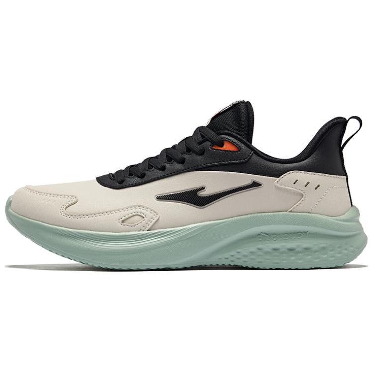 Erke Treat Yourself Cushioning Slip Resistant Abrasion Resistant Low top Running Shoes Men’s Pumice Gray Jet Black