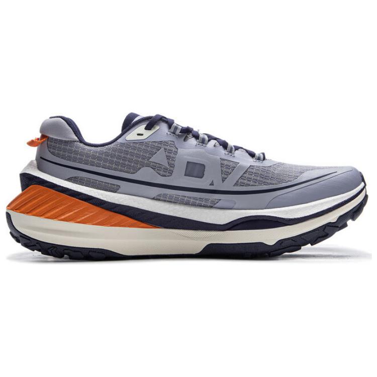 Li Ning De Lu V2 Slip Resistant Cushioning Abrasion Resistant Low top Trail Running Shoes Men’s Dove Gray