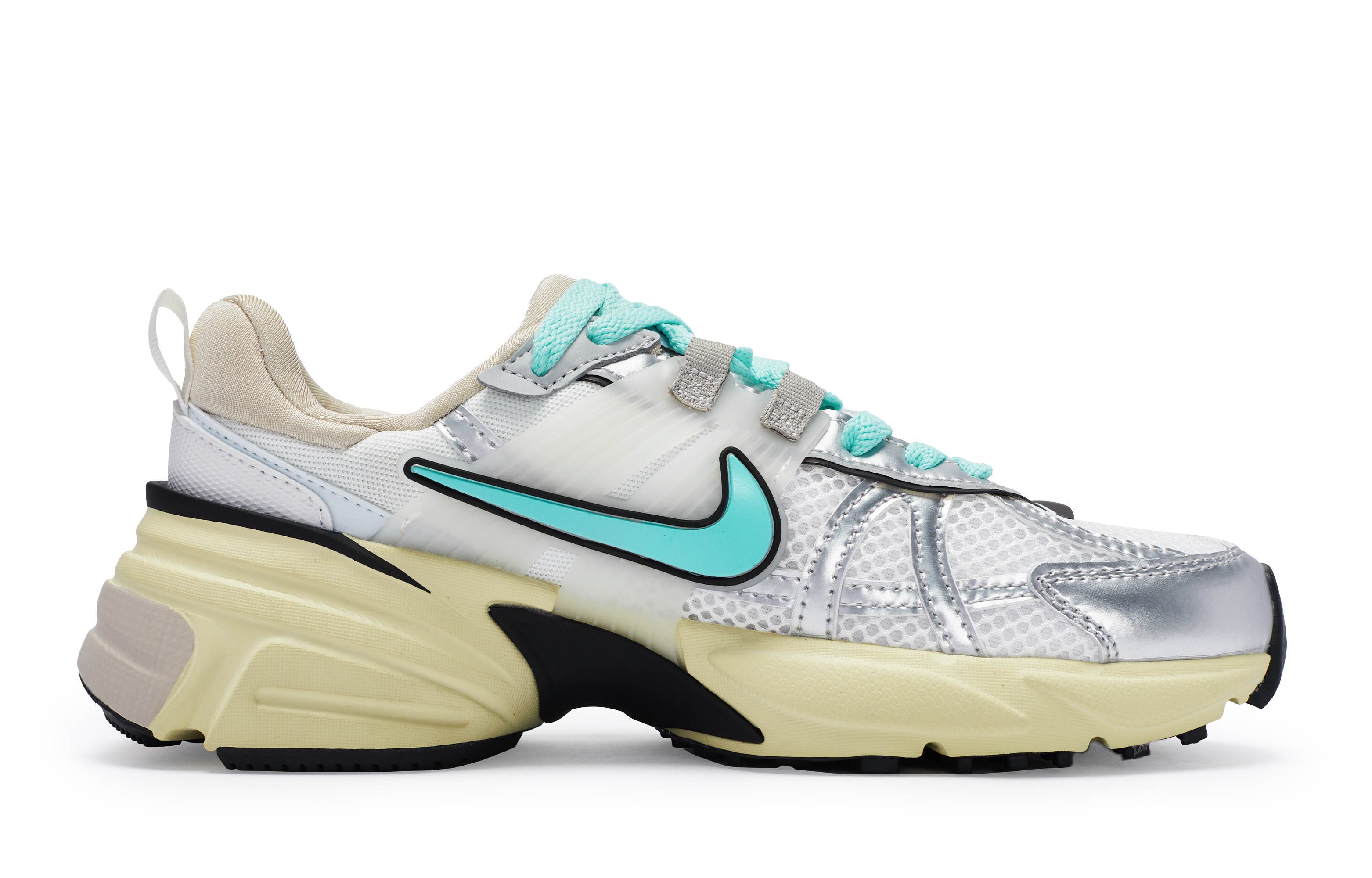 Nike V2K Run Slip Resistant And Breathable Low top Running Shoes Women’s White Blue