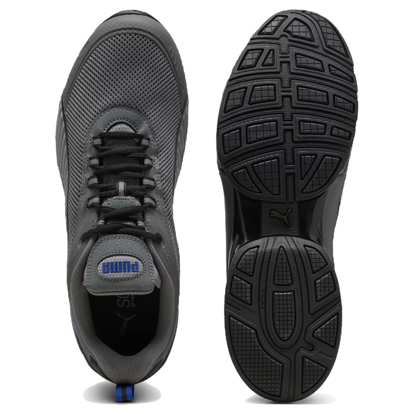 PUMA Slip Resistant Slip Resistant Low top Casual Running Shoes Unisex Gray Black