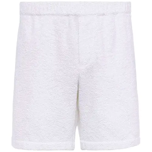 PRADA Triangle-logo Terrycloth Shorts