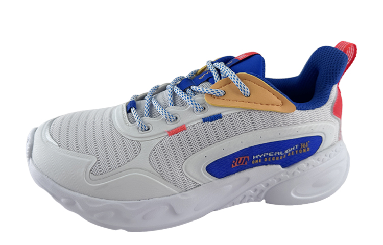 361° Slip Resistant Abrasion Resistant Low top Running Shoes Women’s White Blue