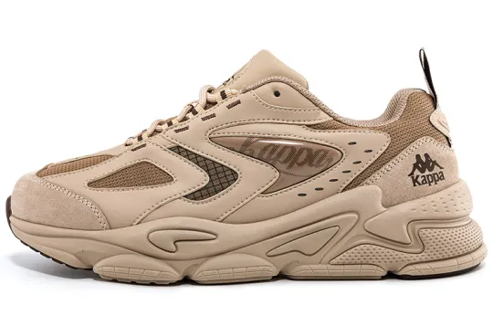 Kappa Slip Resistant And Abrasion Resistant Coverage Low top Chunky Sneakers Unisex Light Tawny