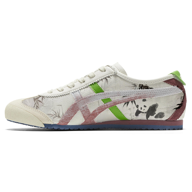 Onitsuka Tiger MEXICO 66 Slip Resistant And Breathable Low top Running Shoes Unisex Ecru