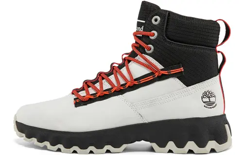 Timberland Greenstride Edge Waterproof Wide Fit Boots 'White Nubuck'
