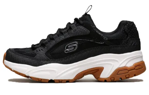 Skechers Stamina Classy Trail Low Top Running Shoes Black/White Women's