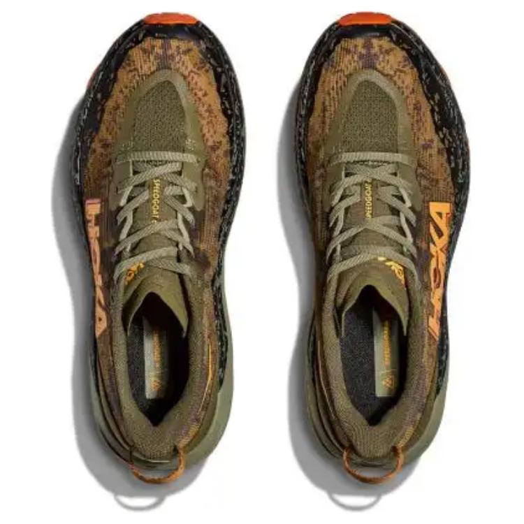 HOKA ONE ONE Speedgoat 6 Soft And Comfortable Slip Resistant Abrasion Resistant Low top Running Shoes Men’s Olive