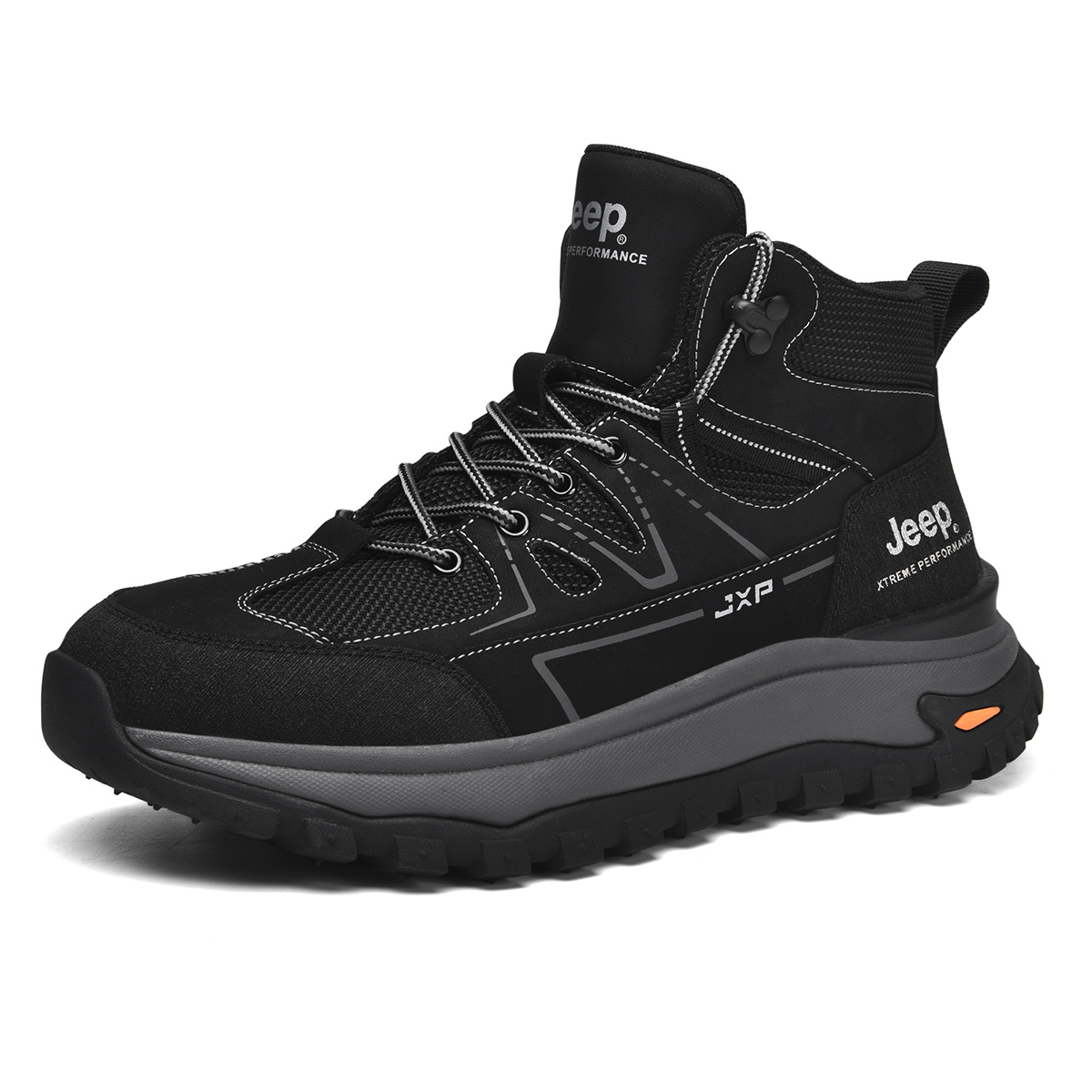 Jeep Mid top Outdoor Shoes Men’s Black